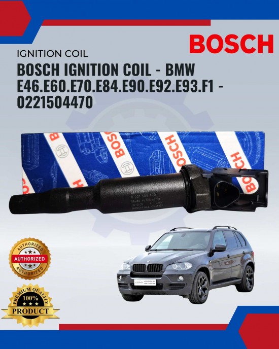 Ignition Coil-BMW E46.E60.E70.E84.E90.E92.E93.F1-BOSCH-0221504470 image