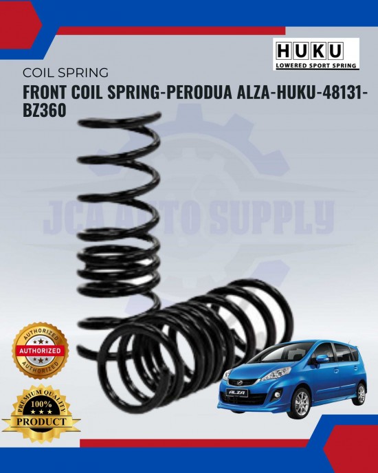 Perodua Alza-Front Coil Spring-HUKU-48131-BZ360 Coil Spring image