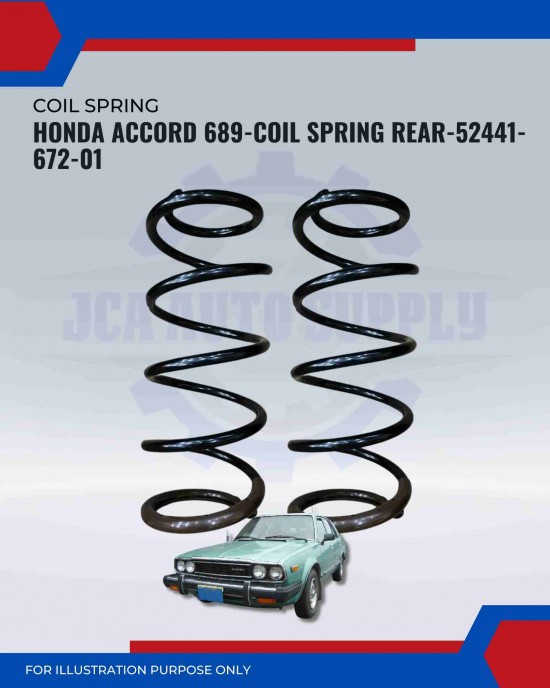 Coil Spring Rear-Honda Accord 689-52441-672-01