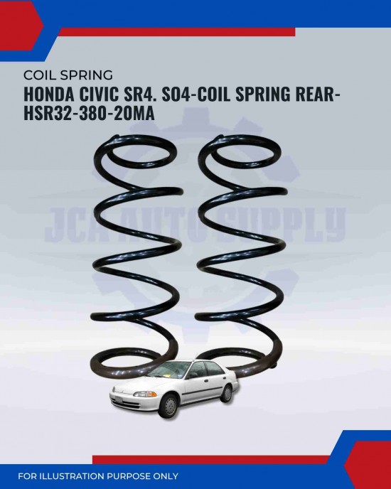 Coil Spring Rear-Honda Civic SR4. SO4-HSR32-380-20MA