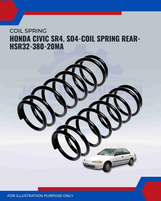 Coil Spring Rear-Honda Civic SR4. SO4-HSR32-380-20MA