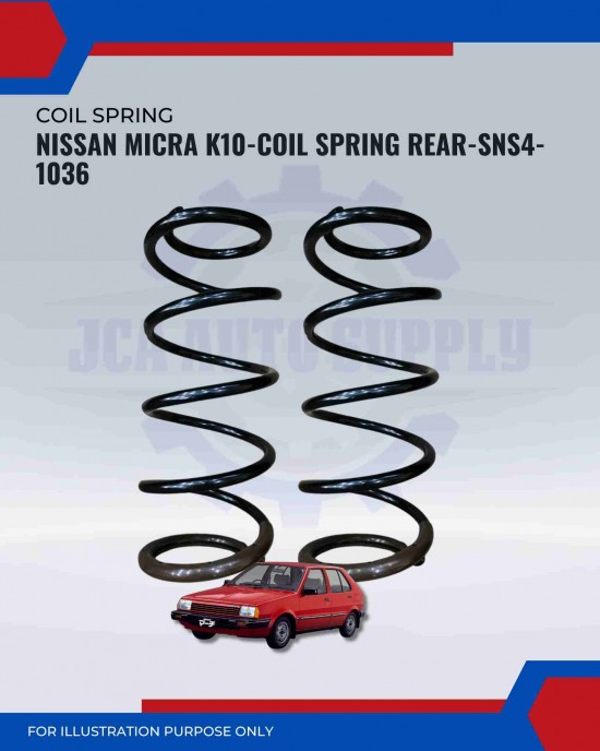 Coil Spring Rear-NissanMicra K10-SNS4-1036