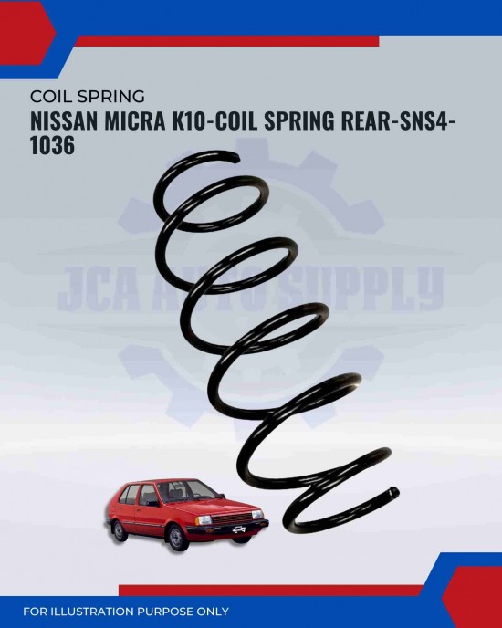 Coil Spring Rear-NissanMicra K10-SNS4-1036