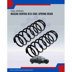 Coil Spring Rear-Nissan Sentra B13