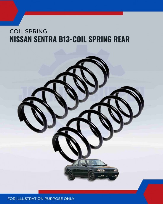 Coil Spring Rear-Nissan Sentra B13