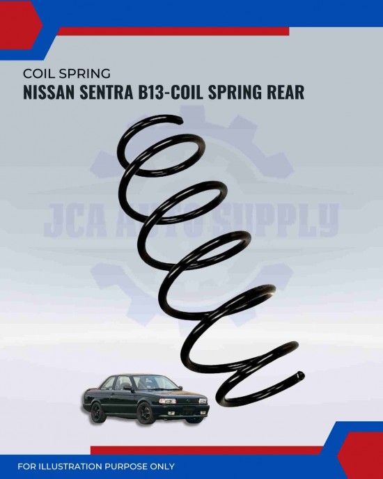 Coil Spring Rear-Nissan Sentra B13