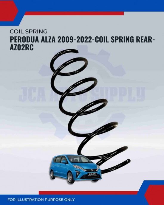 Coil Spring Rear-Perodua Alza-AZ02RC
