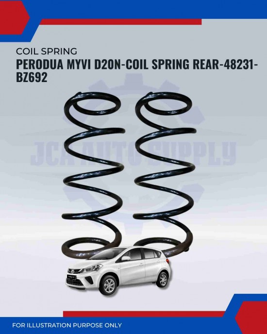 Coil Spring Rear-Perodua Myvi D20N 2019-48231-BZ692