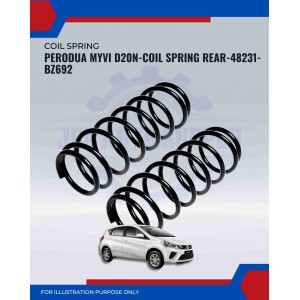 Coil Spring Rear-Perodua Myvi D20N 2019-48231-BZ692 Coil Spring Rear-Perodua Myvi D20N 2019-48231-BZ692
