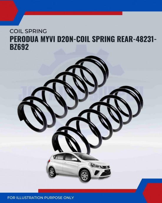 Coil Spring Rear-Perodua Myvi D20N 2019-48231-BZ692