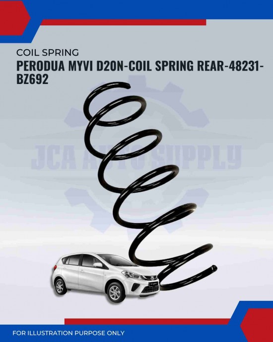 Coil Spring Rear-Perodua Myvi D20N 2019-48231-BZ692