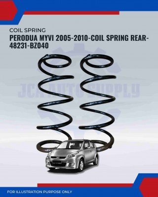 Coil Spring Rear-Perodua Myvi 2005-2010-48231-BZ040