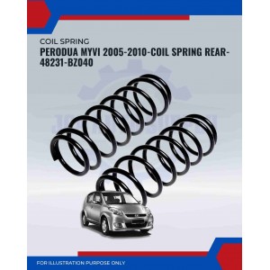 Coil Spring Rear-Perodua Myvi 2005-2010-48231-BZ040