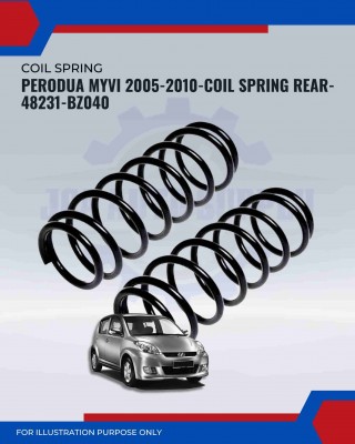 Coil Spring Rear-Perodua Myvi 2005-2010-48231-BZ040