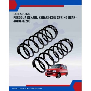 Coil Spring Rear-Perodua Kenari-48131-87Z08