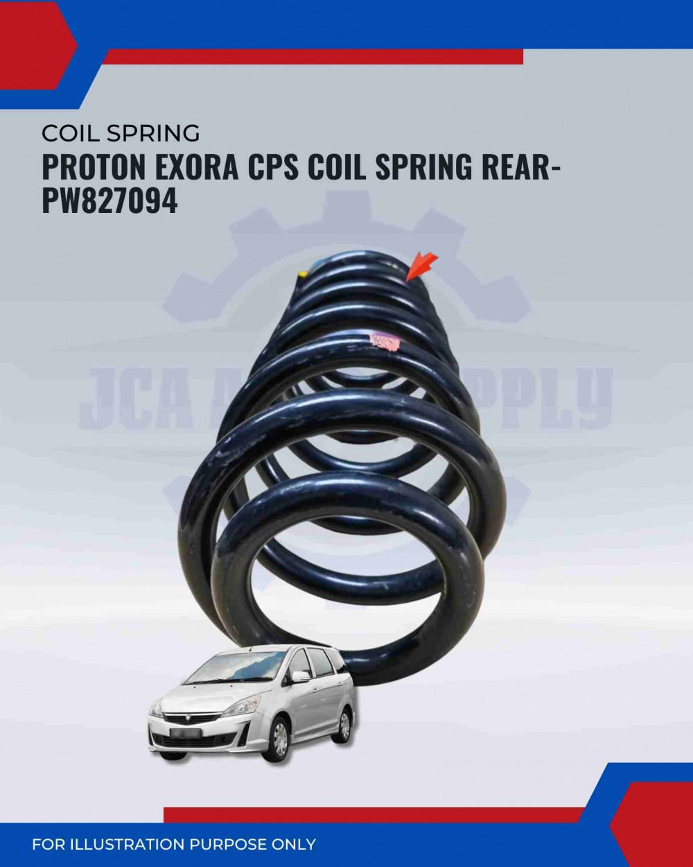 Coil Spring Rear-Proton Exora Cps-PW827094 | JCA AUTO SUPPLY