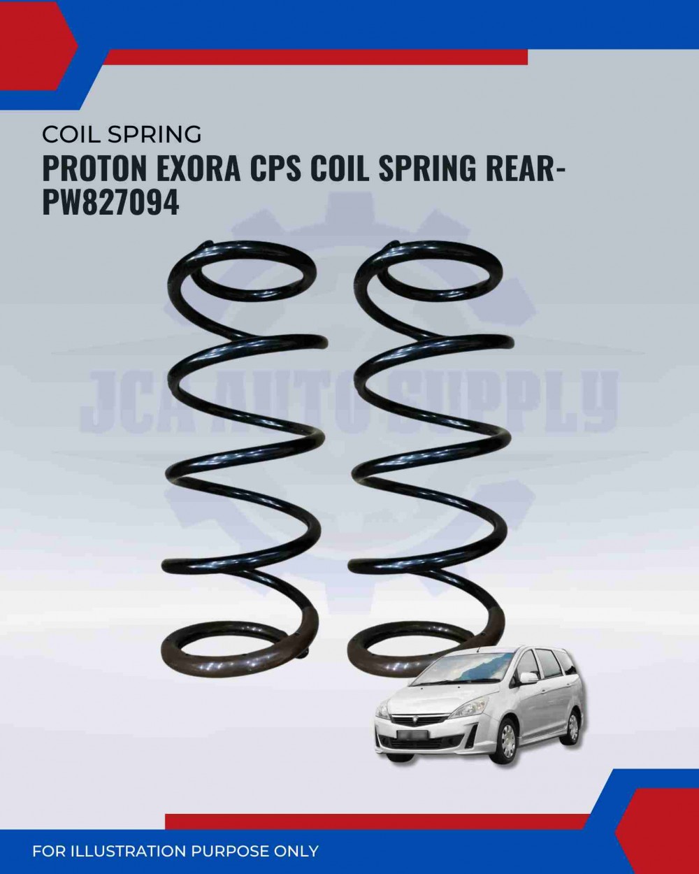 Coil Spring Rear-Proton Exora Cps-PW827094 | JCA AUTO SUPPLY