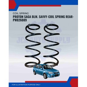 Coil Spring Rear-Proton Saga BLM. Savvy-PW826089