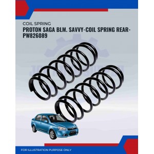Coil Spring Rear-Proton Saga BLM. Savvy-PW826089