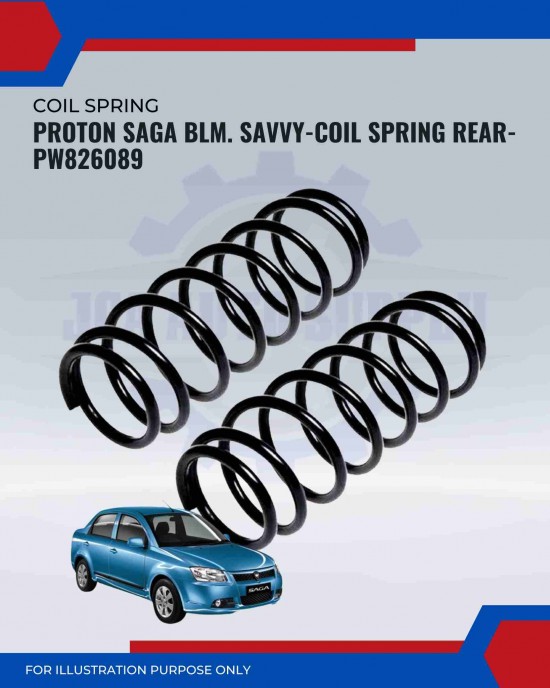 Coil Spring Rear-Proton Saga BLM. Savvy-PW826089