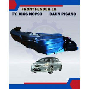 Toyota Vios NCP93 Front Fender Cover LEFT-Daun Pisang Toyota Vios NCP93 Front Fender Cover LEFT-Daun Pisang