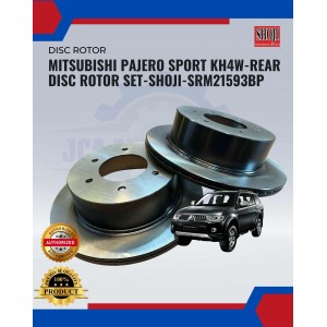Mitsubishi Pajero Sport KH4W-Rear Disc Rotor Set-SHOJI-SRM21593BP