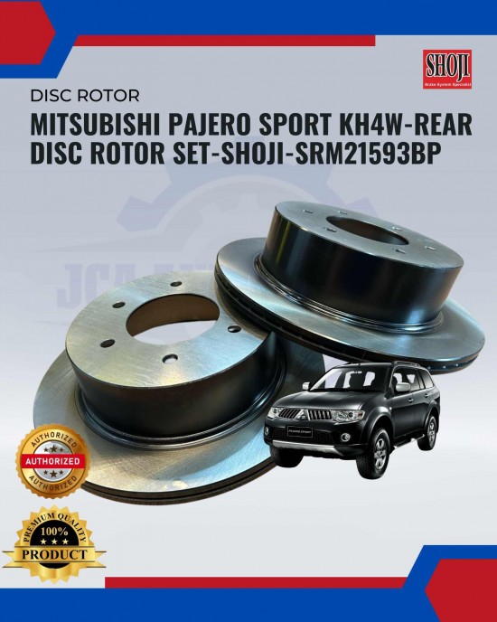Mitsubishi Pajero Sport KH4W-Rear Disc Rotor Set-SHOJI-SRM21593BP Brake Disc Rotor image