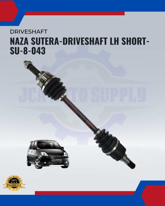 Naza Sutera-Driveshaft LH Short-SU-8-043 Suspension Part image
