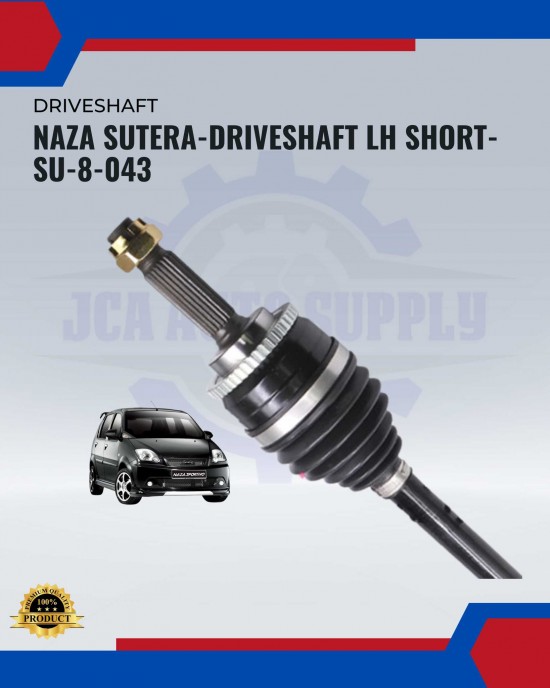 Naza Sutera-Driveshaft LH Short-SU-8-043 Suspension Part image