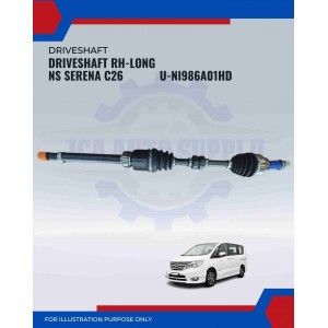 Driveshaft RH Long-Nissan Serena C26-Anshin-U-NI986A01HD Driveshaft RH Long-Nissan Serena C26-Anshin-U-NI986A01HD
