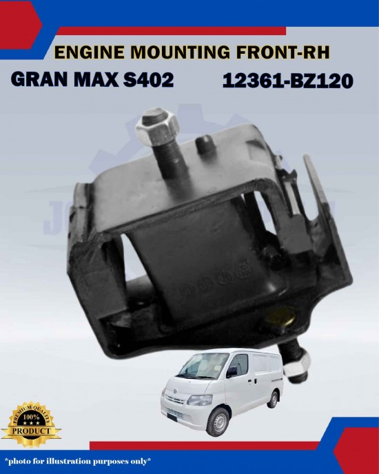 Daihatsu Gran Max S402 Front Engine Mounting RH-12361-BZ120 Daihatsu Gran Max S402 Front Engine Mounting RH-12361-BZ120