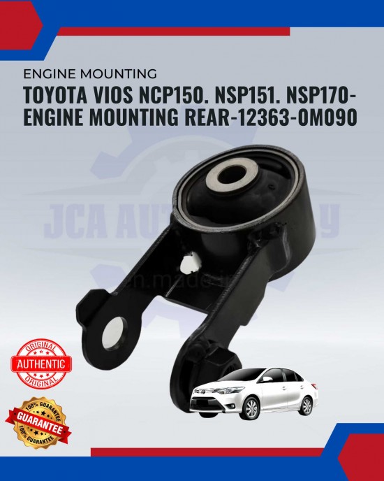 Showing image for Toyota Vios NCP150. NSP151. NSP170-Engine Mounting Rear-12363-0M090 Toyota Vios NCP150. NSP151. NSP170-Engine Mounting Rear-12363-0M090 Engine Mounting image