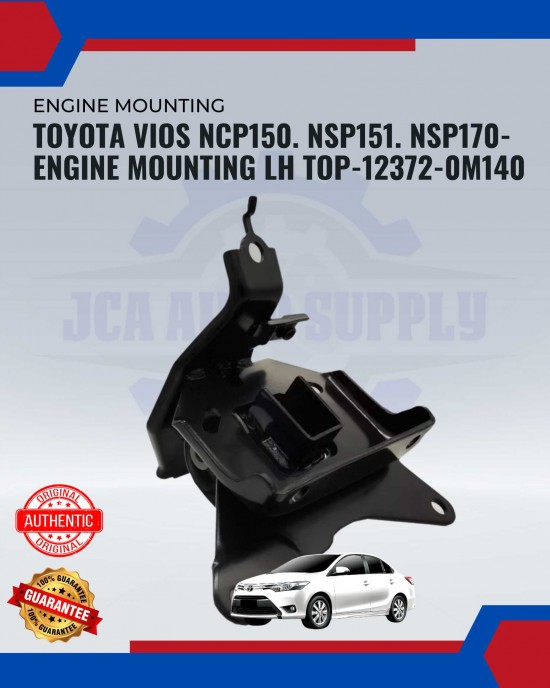 Showing image for Toyota VIOS NCP150. NSP151. NSP170-Engine Mounting LH TOP-12372-0M140 Toyota VIOS NCP150. NSP151. NSP170-Engine Mounting LH TOP-12372-0M140 Engine Mounting image