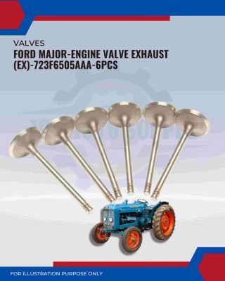 Exhaust Valve (EX)-Ford Major-723F6505AAA