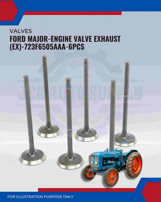 Exhaust Valve (EX)-Ford Major-723F6505AAA