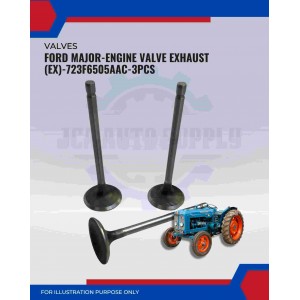 Exhaust Valve (EX)-Ford Major-723F6505AAC