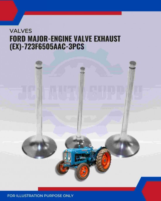 Exhaust Valve (EX)-Ford Major-723F6505AAC