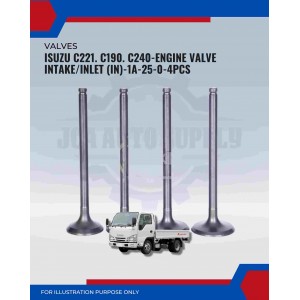 Engine Valve Intake/Inlet (IN) Set-Isuzu C221. C190. C240-1A-25-0