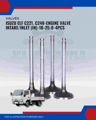 Engine Valve Intake/Inlet (IN) Set-Isuzu ELF C221-. C240- 1B-25-0 Engine Valve Intake/Inlet (IN) Set-Isuzu ELF C221-. C240- 1B-25-0