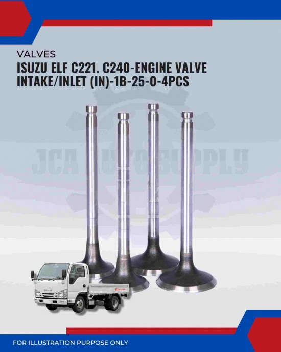 Engine Valve Intake/Inlet (IN) Set-Isuzu ELF C221-. C240- 1B-25-0