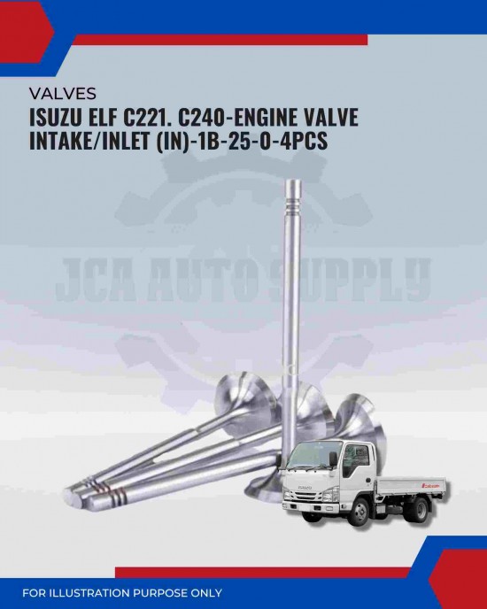 Engine Valve Intake/Inlet (IN) Set-Isuzu ELF C221-. C240- 1B-25-0