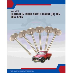 Exhaust Valve (EX)-Bedford J5-105-3067 Exhaust Valve (EX)-Bedford J5-105-3067