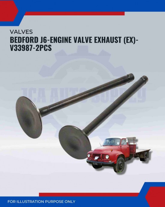 Exhaust Valve (EX)-Bedford J6-V33987 Exhaust Valve (EX)-Bedford J6-V33987