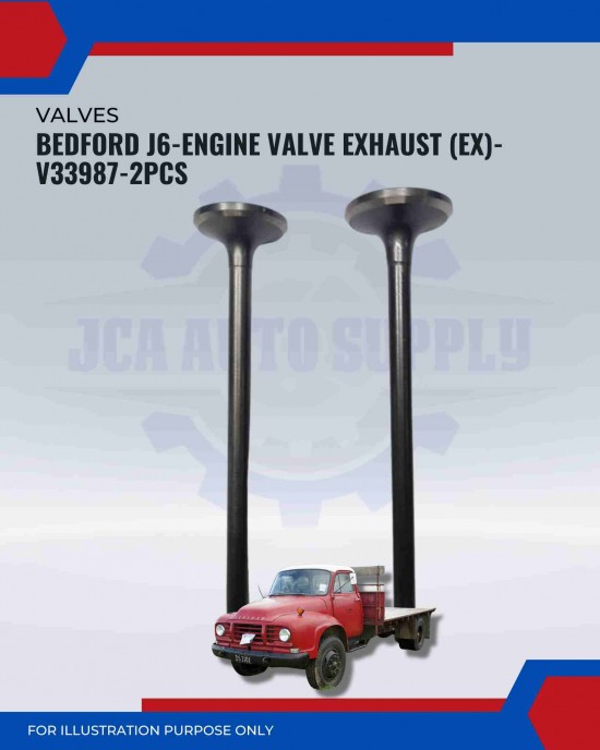 Exhaust Valve (EX)-Bedford J6-V33987 Exhaust Valve (EX)-Bedford J6-V33987