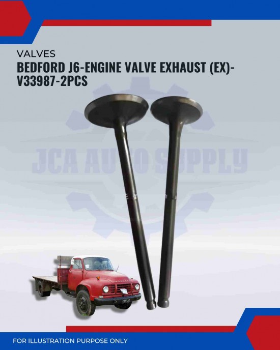 Exhaust Valve (EX)-Bedford J6-V33987 Exhaust Valve (EX)-Bedford J6-V33987