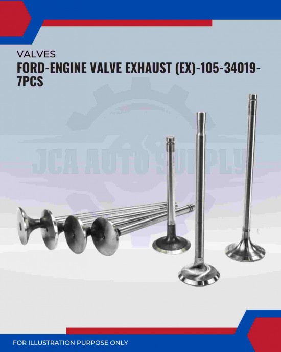 Exhaust Valve (EX)-Ford-105-34019 Exhaust Valve (EX)-Ford-105-34019