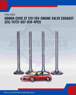 Exhaust Valve (EX)-Honda Civic EF 12v. 16v-14721-657-010