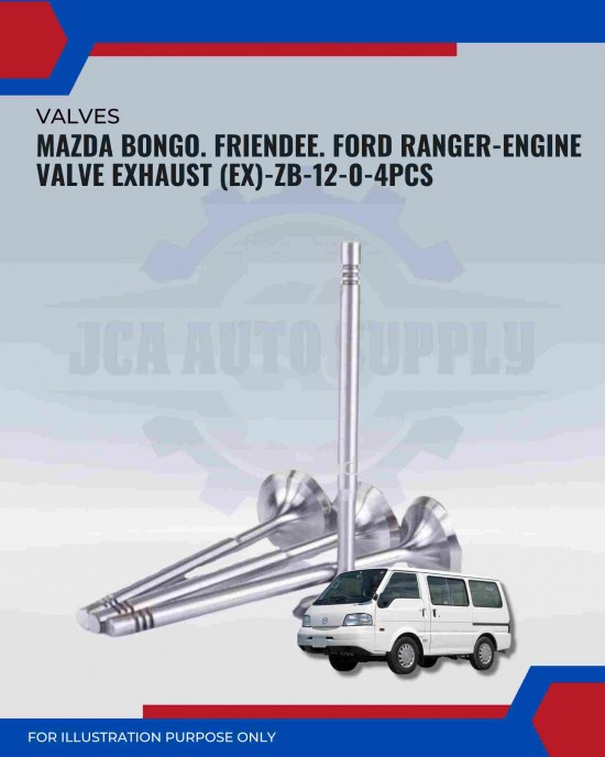 Exhaust Valve (EX)-Mazda Bongo. Friendee. Ford Ranger-ZB-12-0