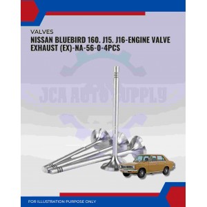 Exhaust Valve (EX)-Nissan Bluebird 160. J15. J16-NA-56-0