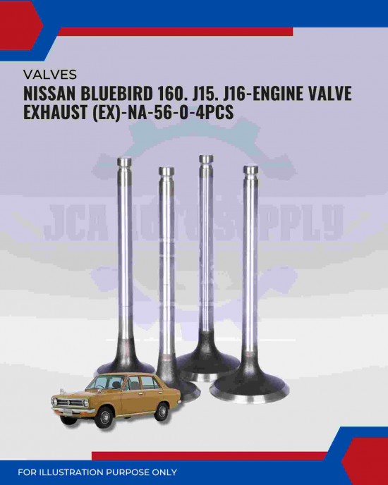 Exhaust Valve (EX)-Nissan Bluebird 160. J15. J16-NA-56-0